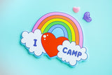 ‘Love From Camp’ Puffy Stationery Bundle, Pink